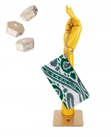 Шелковая (Бахмаль) ключница Moyen (M) SMARAGDUS SOMNIA! (Ловец изумрудных снов!) Key_SMARAGDUS SOMNIA!/M